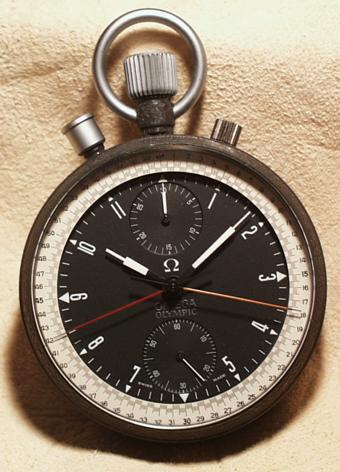 Omega Olympic Rattrapante Sports Pocket watch timer