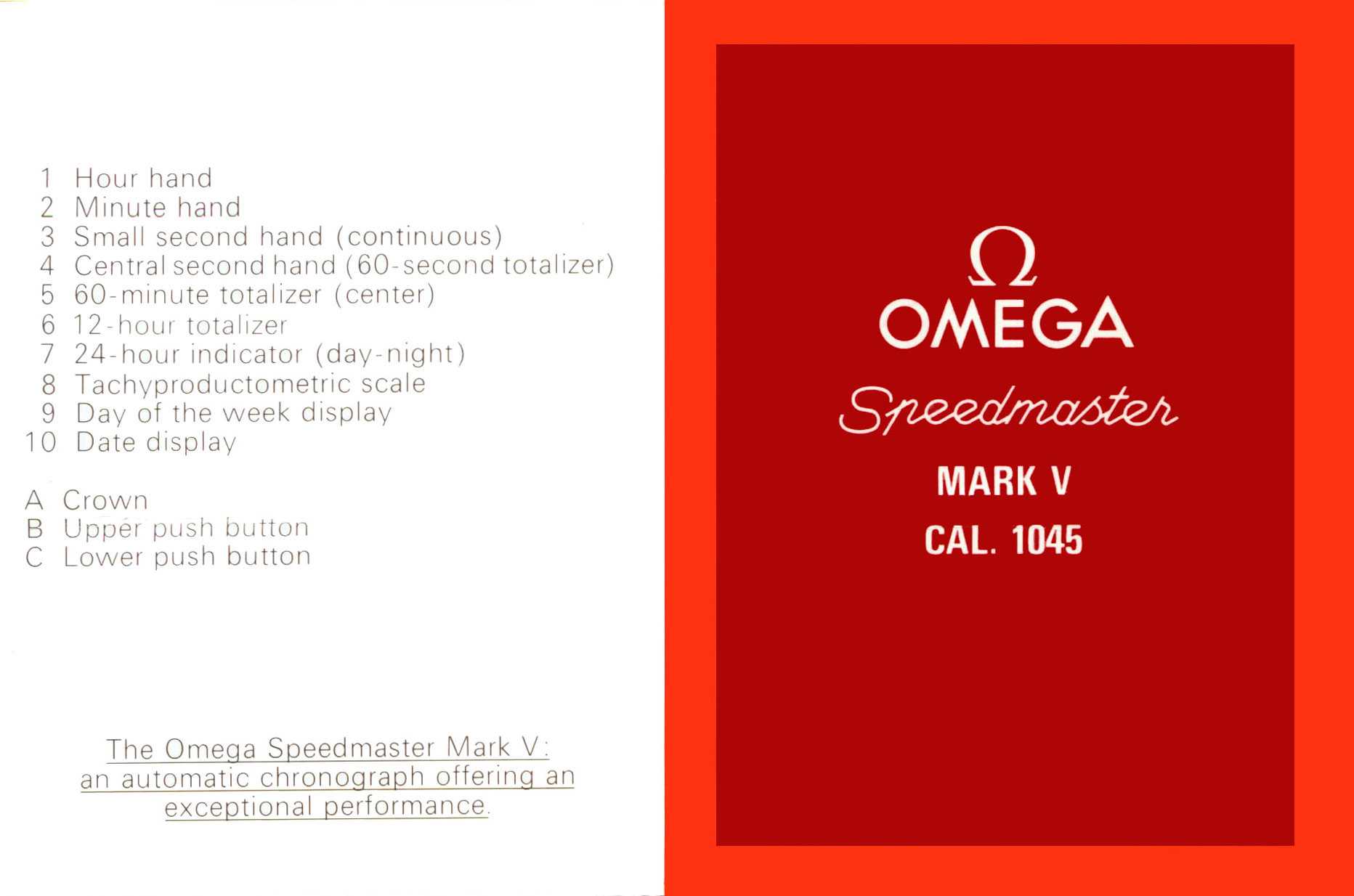 Omega watch instruction manual